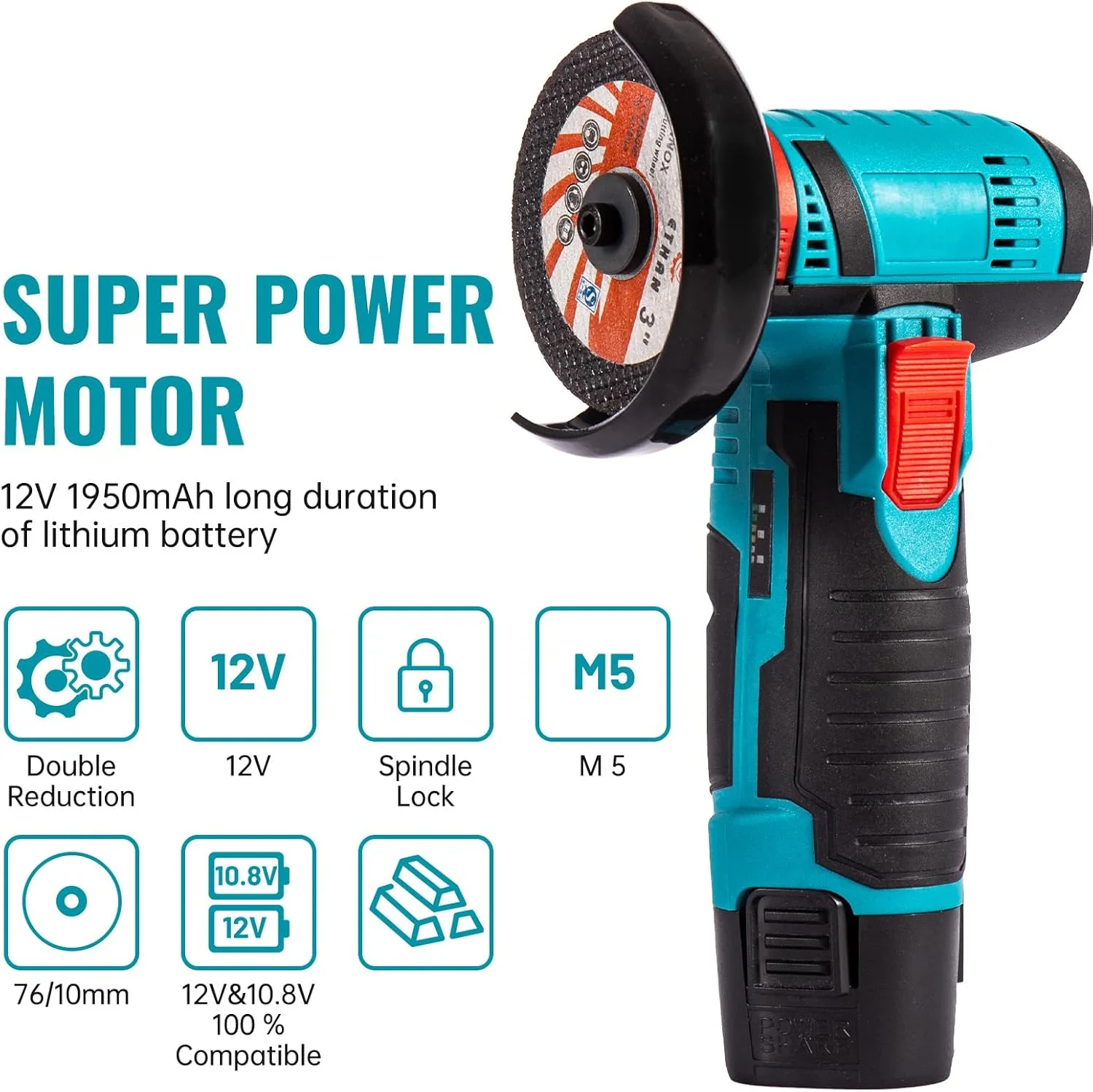 Cordless Angle Grinder - ماكينة صنفرة زاوية لاسلكية