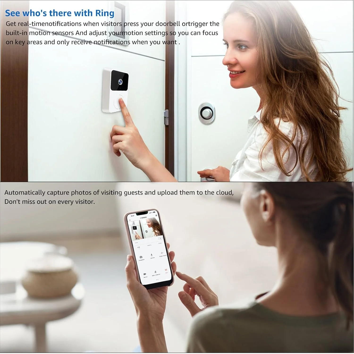 Smart Video Doorbell - جرس باب فيديو ذكي