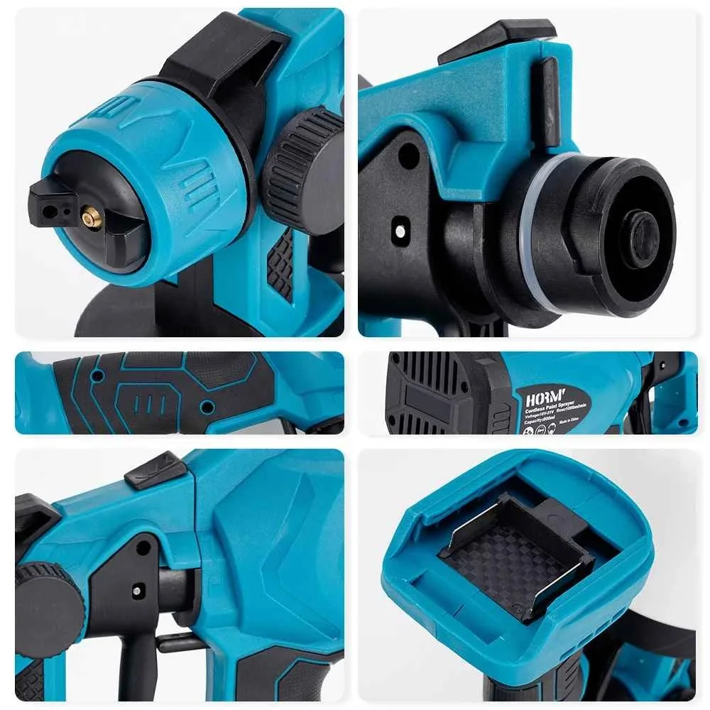 🎨 Makita 18V High Pressure Paint Sprayer – رشاش طلاء عالي الضغط ببطارية 18 فولت من ماكيتا