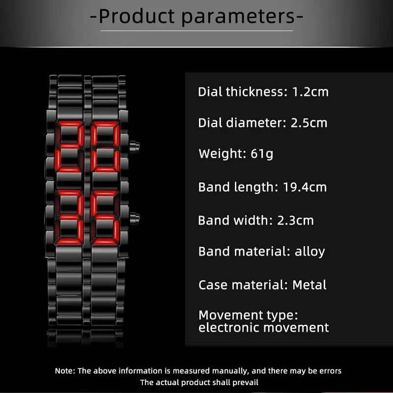 Men’s Lava Style Stainless Steel Watch – ساعة رجالية بتصميم لافا