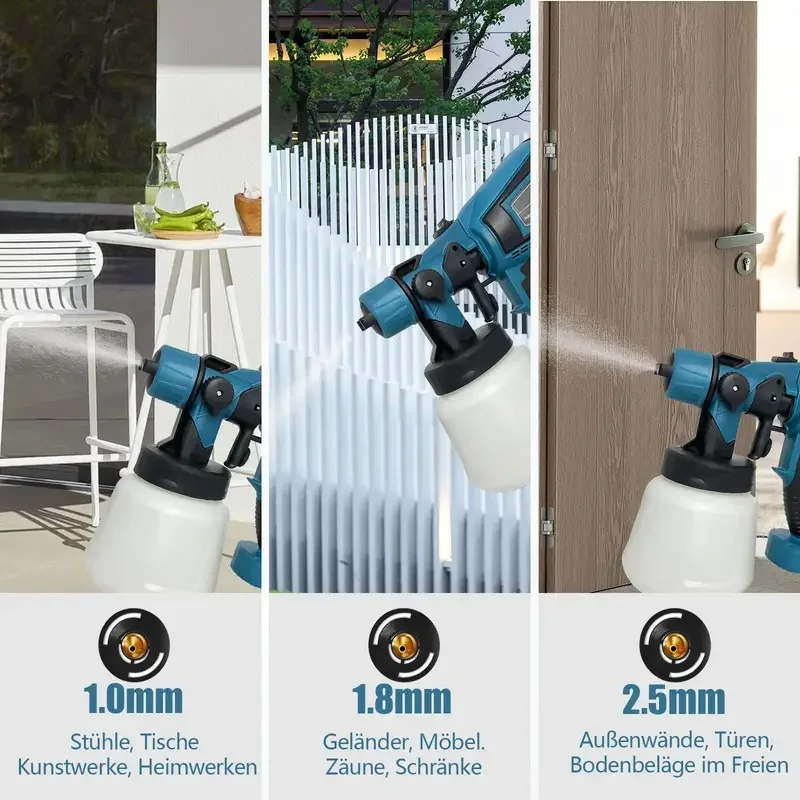🎨 Makita 18V High Pressure Paint Sprayer – رشاش طلاء عالي الضغط ببطارية 18 فولت من ماكيتا