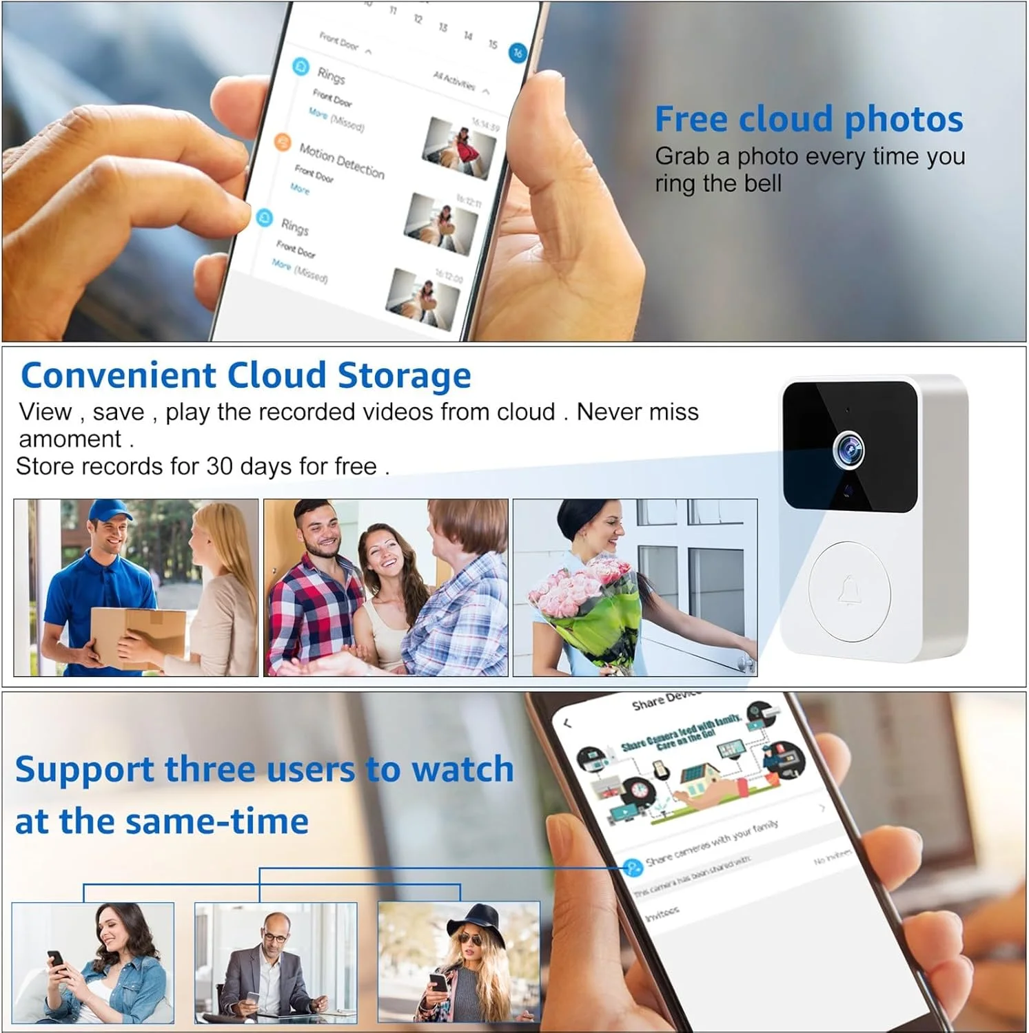 Smart Video Doorbell - جرس باب فيديو ذكي