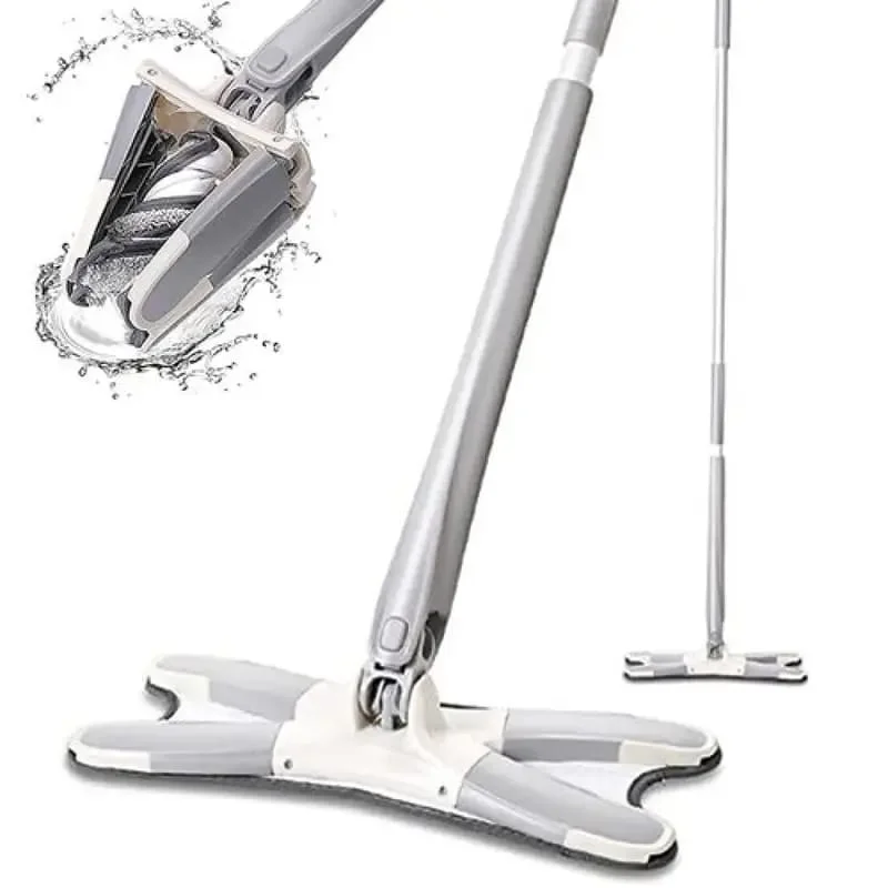 ممسحة من الألياف الدقيقة ممسحة ذاتية التنظيف مكنسة عملية لتنظيف الأرضيات