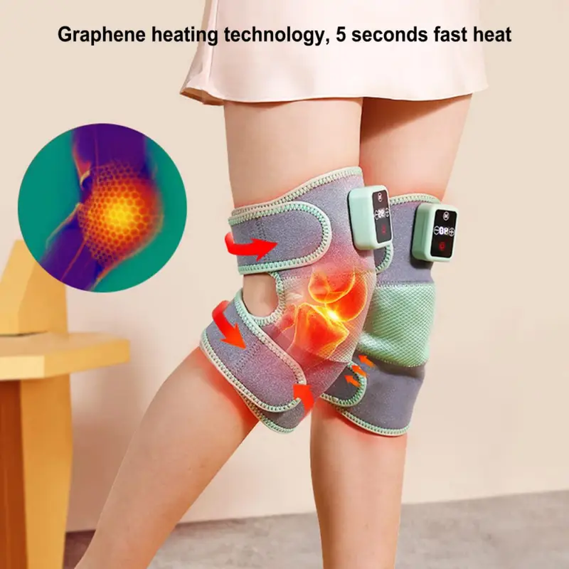 وسادة الركبة تدليك ثلاثية الأبعاد الرنين الاهتزاز التدفئة مدلك الركبة