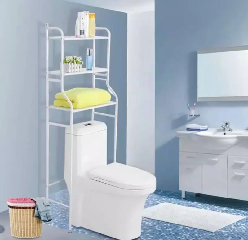 رف موفر للمساحة فوق المرحاض جد عملي ودو جودة ممتازة