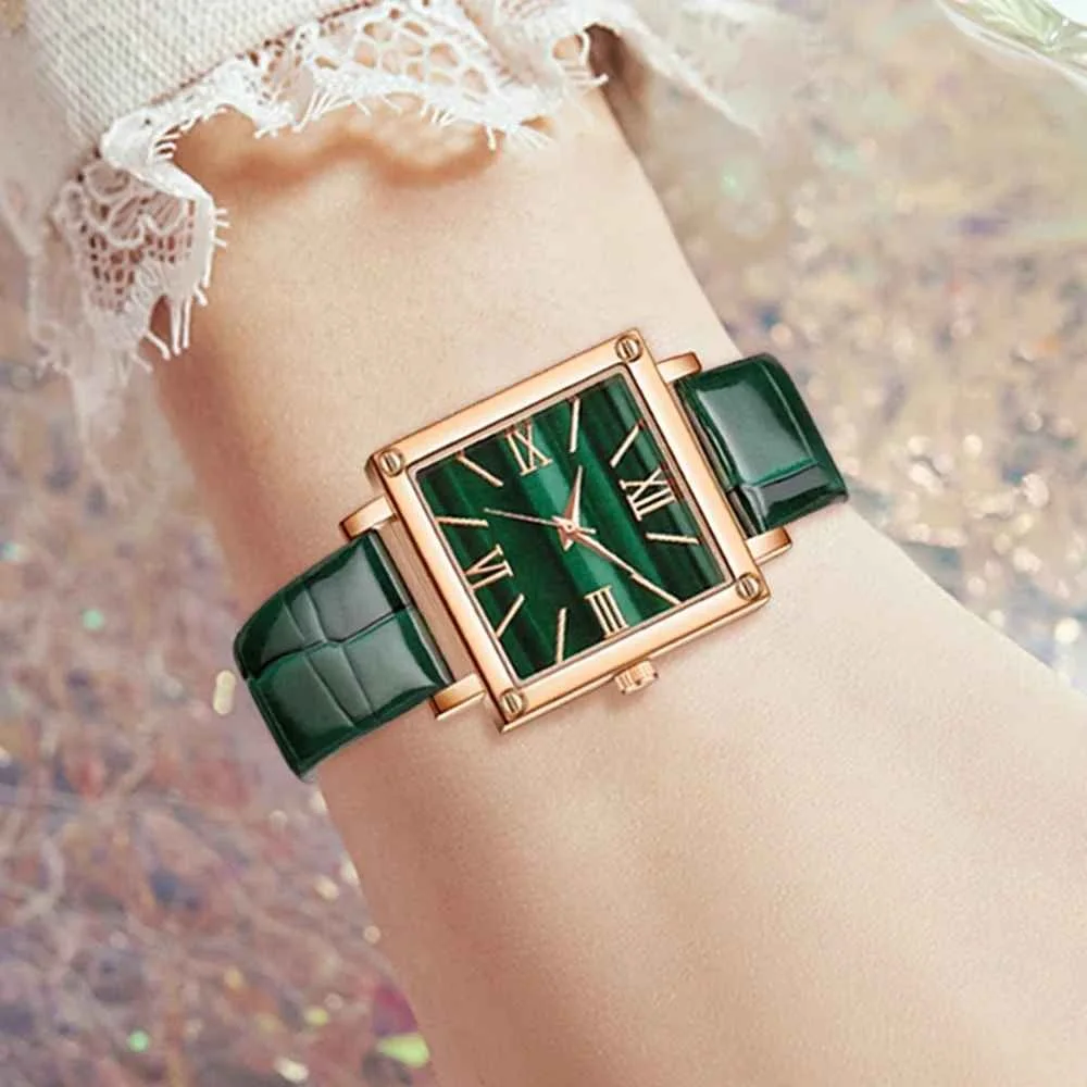 ⌚ Women’s Watch Vintage Square – ساعة نسائية بتصميم مربع عتيق أنيق