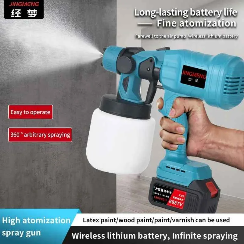 🎨 Makita 18V High Pressure Paint Sprayer – رشاش طلاء عالي الضغط ببطارية 18 فولت من ماكيتا