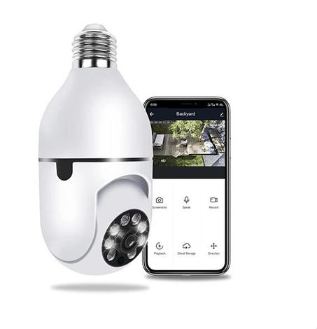 كاميرا لمبة واي فاي مع رؤية ليلية وصوت ثنائي الاتجاه – أمان فعال وسري