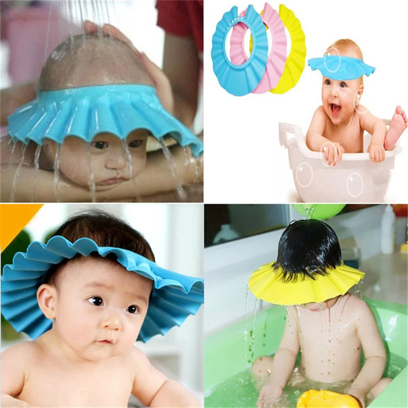 Bonnet de douche pour bébé, shampoing, lavage, cheveux, bain, enfants, visière, chapeau, visière réglable, imperméable, protection auditive.jpg_640x640