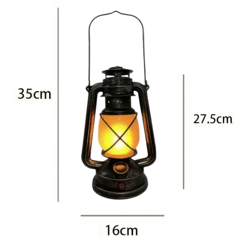 Lanternes vintage portables, flamme LED