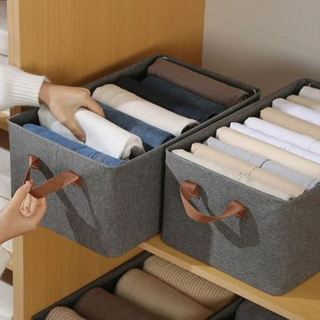 Boîte de Rangement pour Vêtements 47x28x20 cm