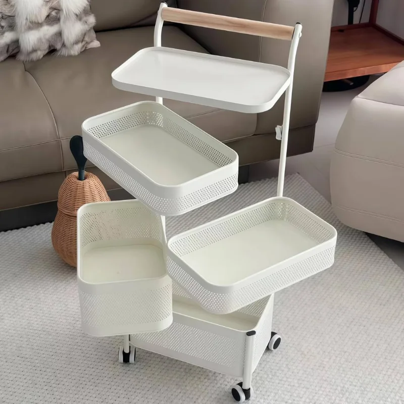 panier de rangement pour fruits et légumes avec roulettes