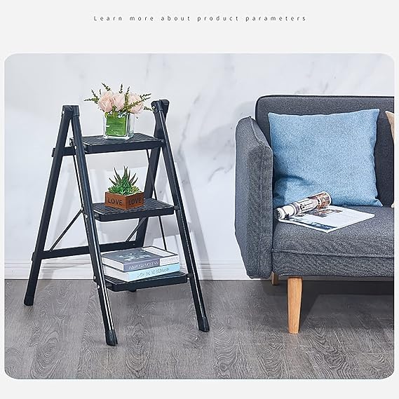Échelle pliante en aluminium à 3 niveaux, escabeau polyvalent