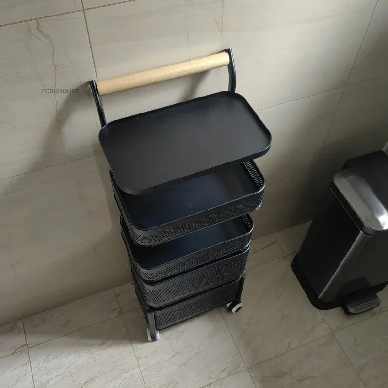 panier de rangement pour fruits et légumes avec roulettes