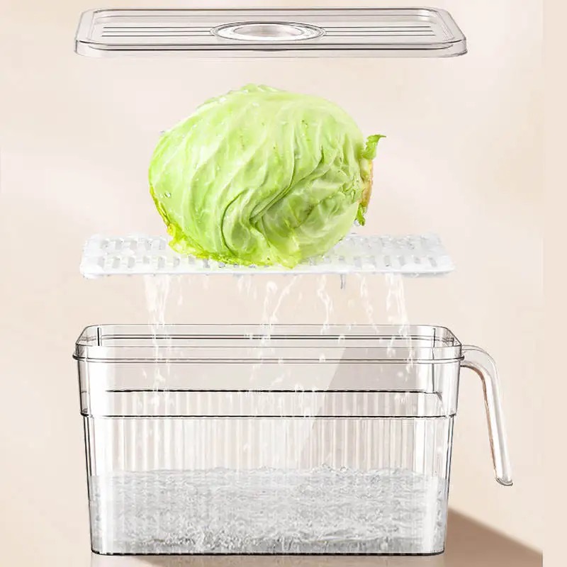 Pack 04 Boîte de conservation des aliments pour réfrigérateur de grande capacité à 48 Dhs la Boîte