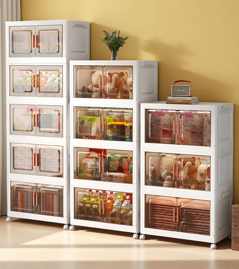 Armoire de rangement pratique empilable