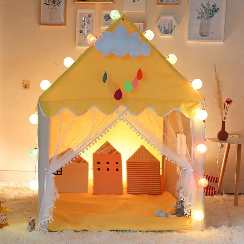 Tente de jeu Tipi pour enfants 🌸 – Château pop-up d
