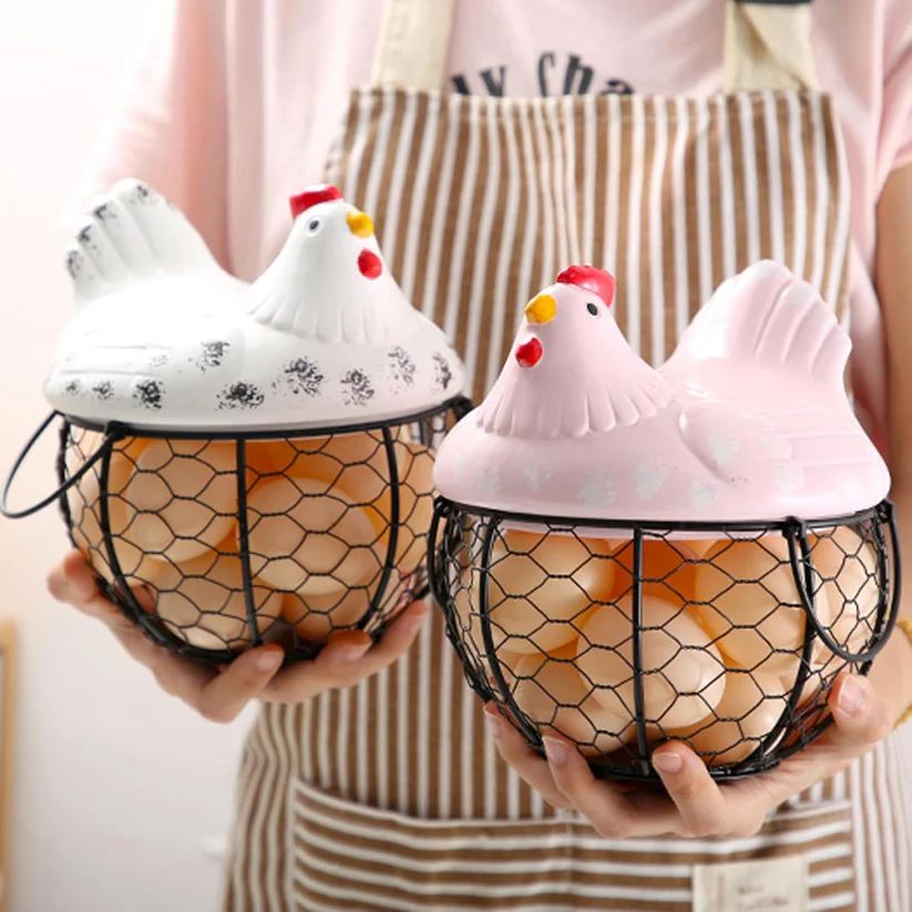 Panier à œufs rustique
