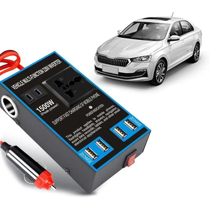 Convertisseur de puissance de voiture à 4 ports USB