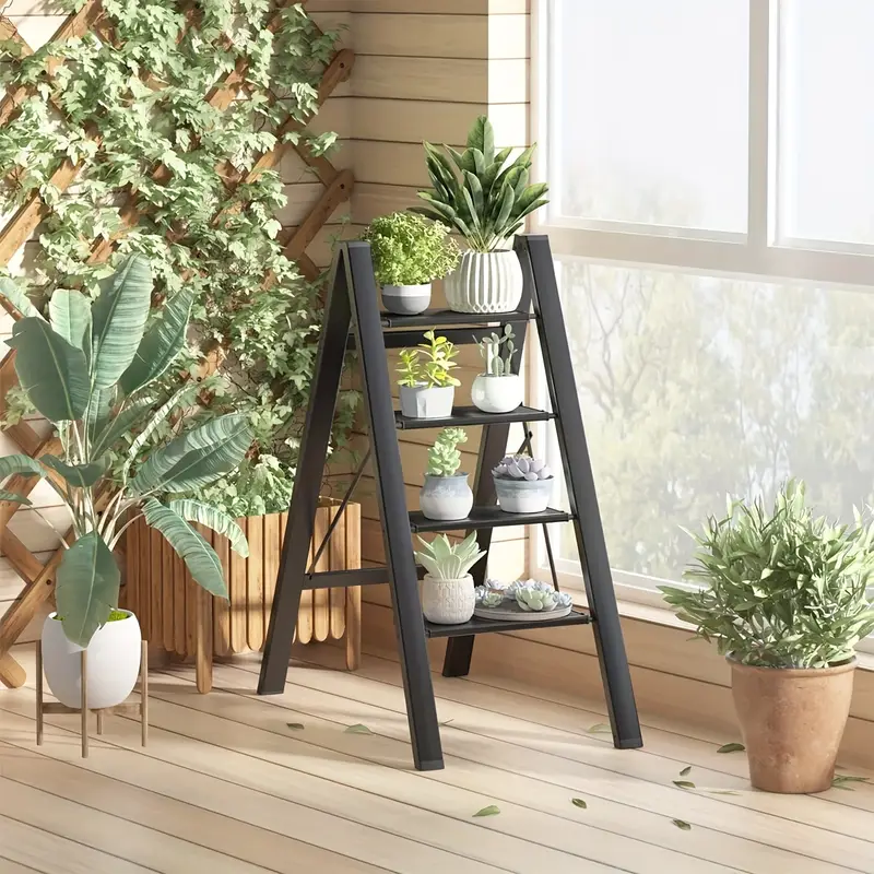 Échelle pliante en aluminium à 3 niveaux, escabeau polyvalent