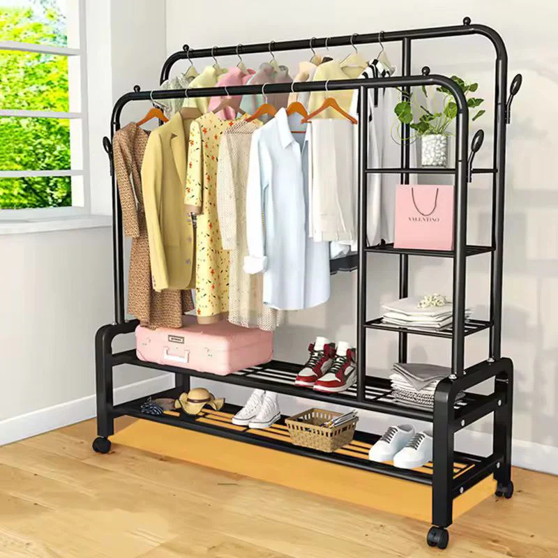 ⭐ PROMO ⭐ Portant à vêtements 8 en 1 avec une capacité de charge jusqu