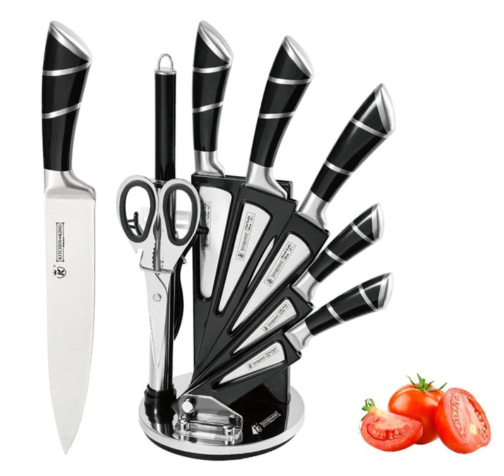 ⭐ PROMO ⭐Designed in Germany 🇩🇪 Ensemble de couteaux Professionnel 9 pièces