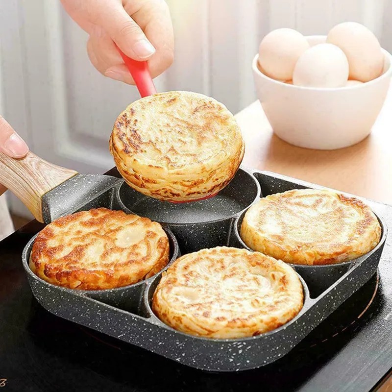 poêle de cuisson à quatre fentes