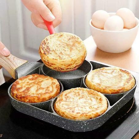 poêle de cuisson à quatre fentes