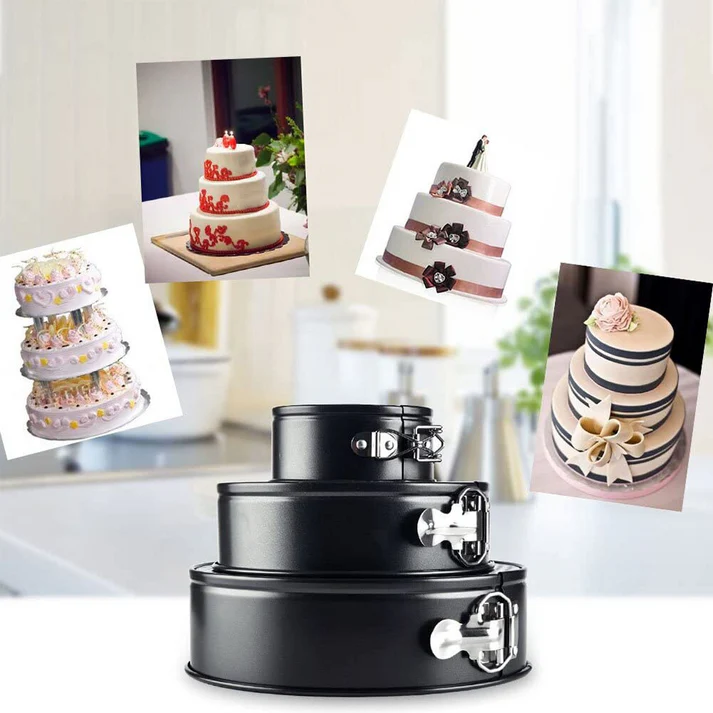 Moule à gateaux 3 pièces
