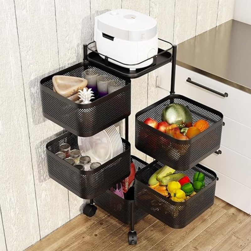 Rangement rotatif  5 étagères