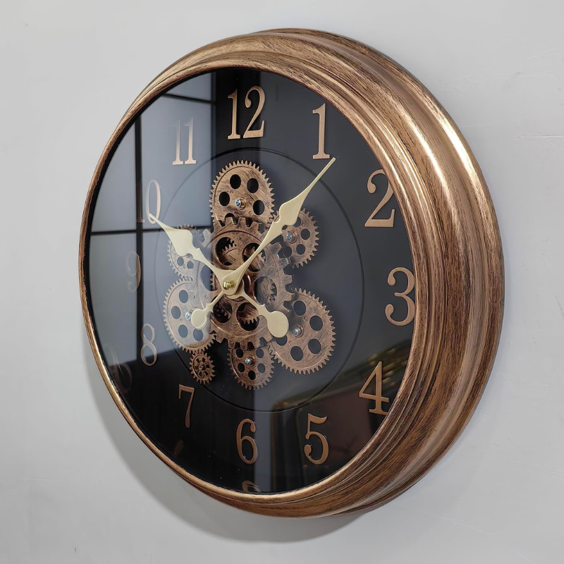 -🕰 Grande Horloge Murale Steampunk 🏠