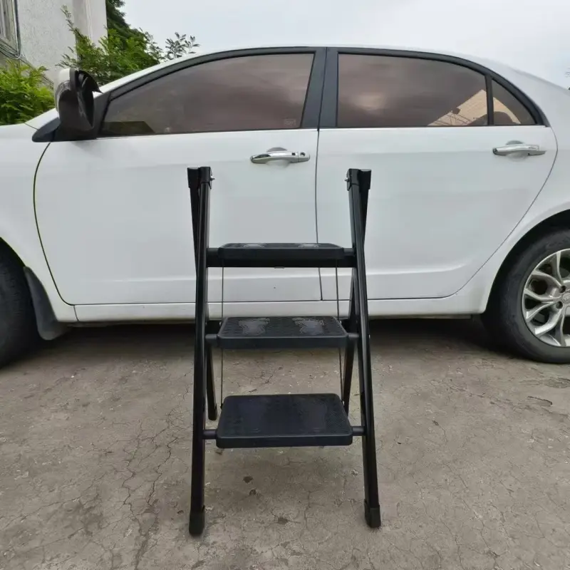Échelle pliante en aluminium à 3 niveaux, escabeau polyvalent