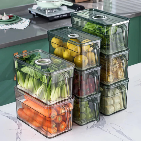 Boîte de conservation des aliments pour réfrigérateur de grande capacité