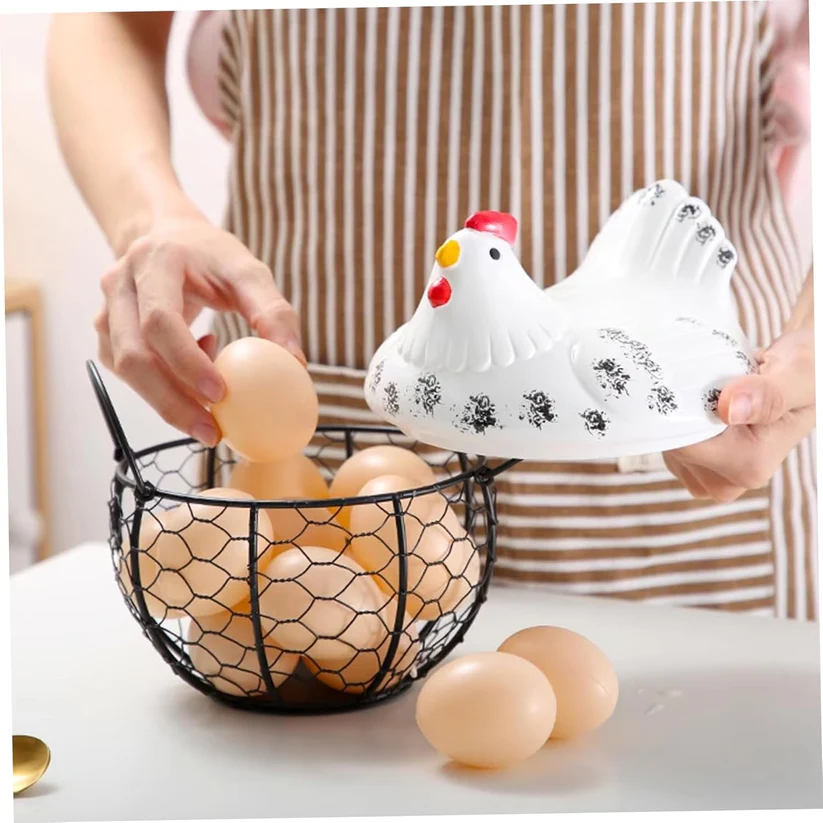 Panier à œufs rustique