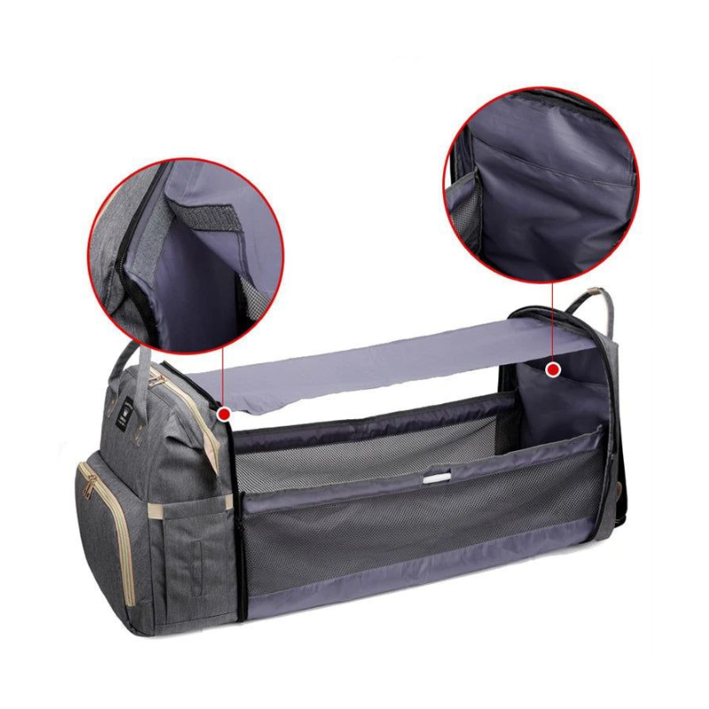 Sac à Dos à Langer Multifonction 3 en 1 avec Table à Langer Intégrée