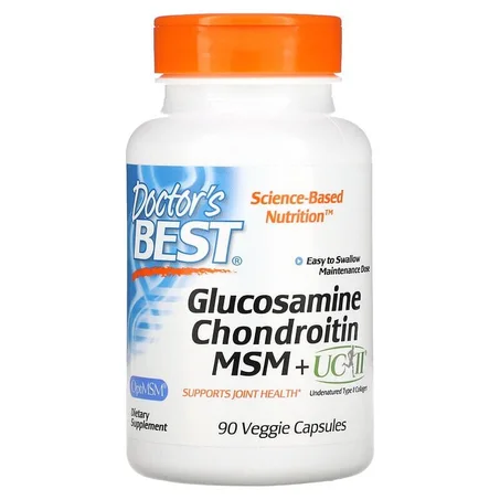 Glucosamine Chondroitin MSM vegan, 90 capsules végétariennes