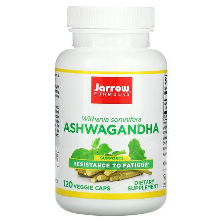 Jarrow Formulas, Ashwagandha, 120 Veggie Caps