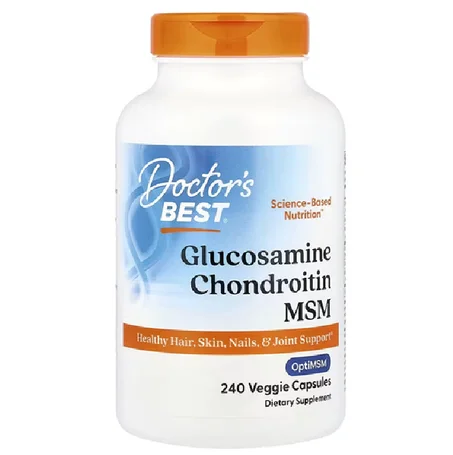 Doctor's Best, Glucosamine Chondroitin MSM with OptiMSM®, 240 Veggie Capsules