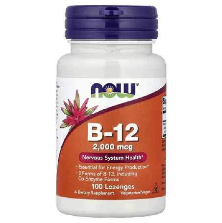 NOW Foods, B-12, 2,000 mcg, 100 Lozenges