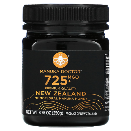 Manuka Doctor, Miel de manuka monofloral, Méthylglyoxal 725+, 250 g