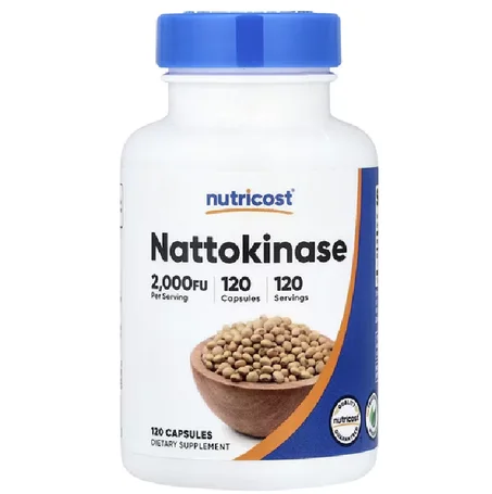 Nutricost, Nattokinase, 100 mg (2,000 FU), 120 Capsules
