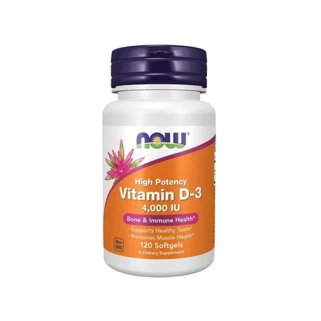 Now Foods Vitamin D3 4000 IU - 120 Capsules