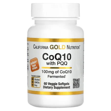 California Gold Nutrition, CoQ10 avec PQQ, 100 mg, 60 Veggie Softgel
