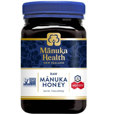 Manuka Health Manuka Honey UMF 16+/MGO 573+ (500g/17.6oz), Superfood, Authentic Raw Honey from New Zealand