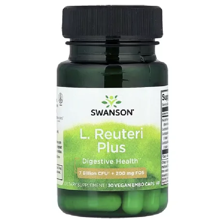Swanson, L. Reuteri Plus, 30 Vegan EMBO Caps® AP