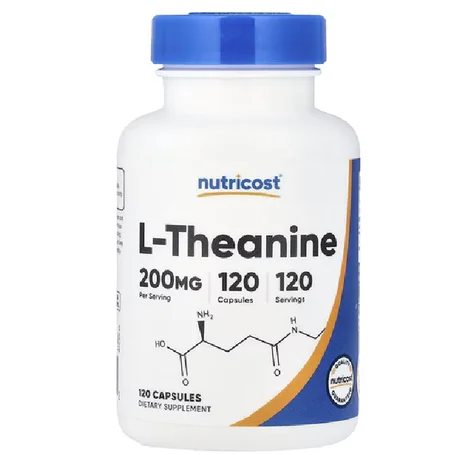 Nutricost, L-Theanine, 200 mg, 120 Capsules