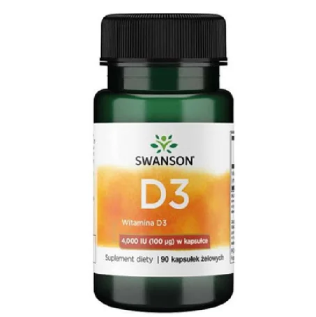 SWANSON Vitamin D-3 4000IU 90 Softgels