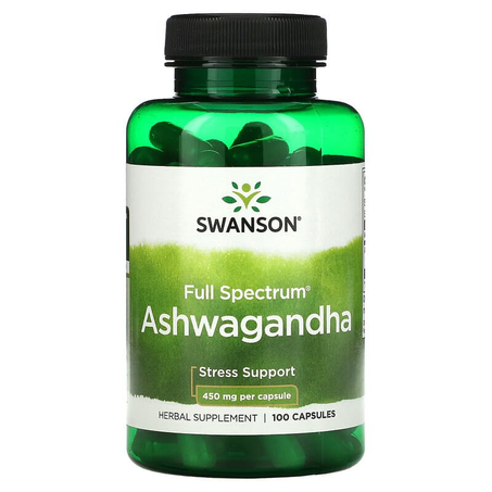 Swanson, Ashwagandha, 450 mg, 100 capsules