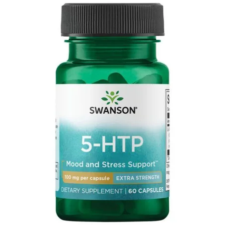 Swanson, 5-HTP, Extrapuissant, 100 mg, 60 capsules