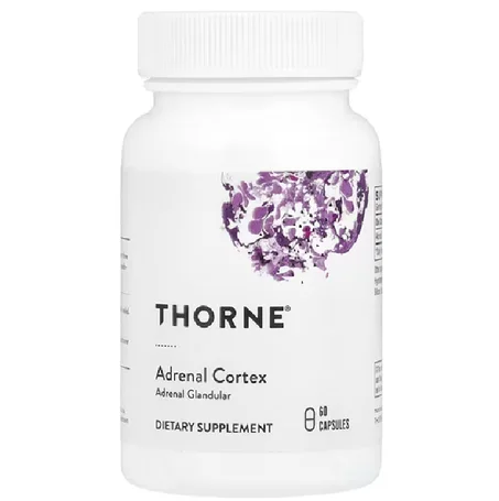 Thorne, Adrenal Cortex, 60 Capsules (50 mg per Capsule)
